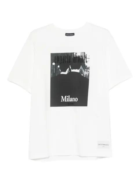 graphic-print T-shirt by EMPORIO ARMANI