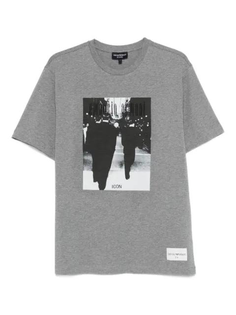 graphic-print T-shirt by EMPORIO ARMANI