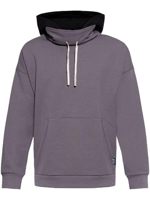 graphic-print hoodie by EMPORIO ARMANI