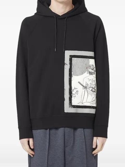 graphic-print hoodie by EMPORIO ARMANI