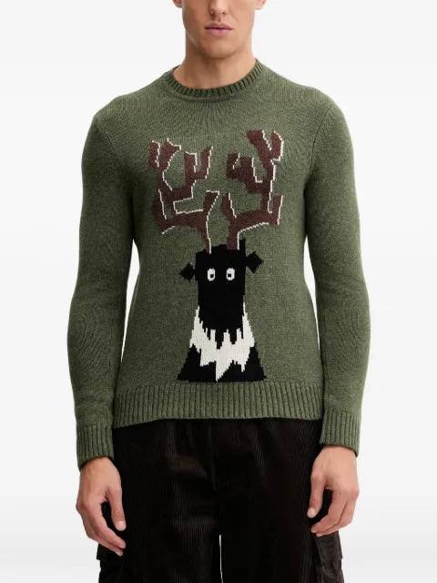 graphic-print sweater by EMPORIO ARMANI