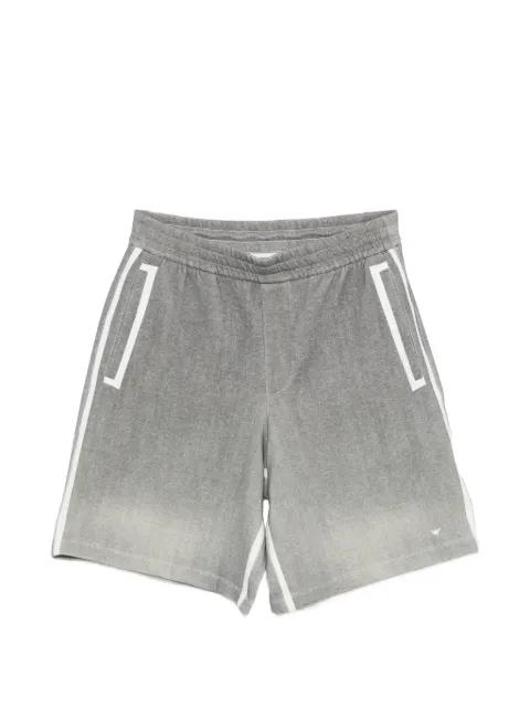 herringbone side-stripe shorts by EMPORIO ARMANI