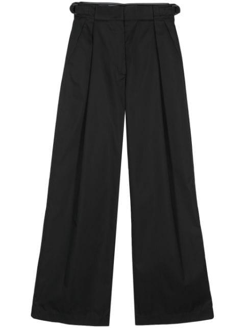 high-waist palazzo pants by EMPORIO ARMANI