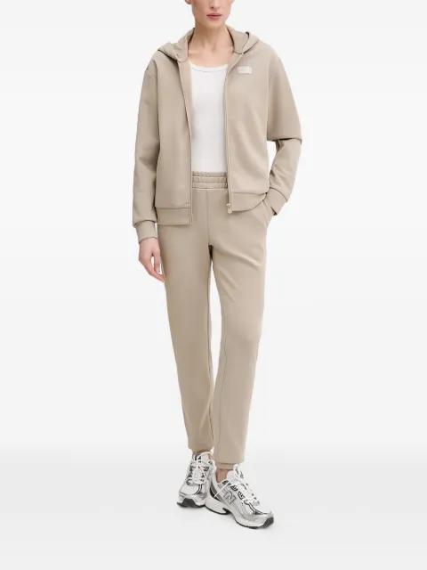 hoodied logo-patch tracksuit by EMPORIO ARMANI