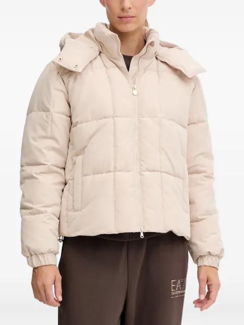 hoodied quilted jacket by EMPORIO ARMANI