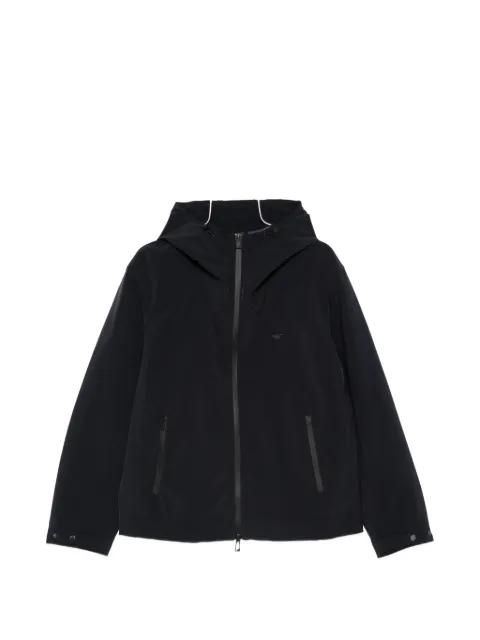 hoodied zip-up jacket by EMPORIO ARMANI