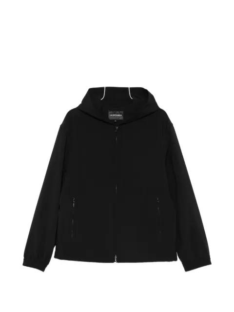 hoodied zip-up jacket by EMPORIO ARMANI