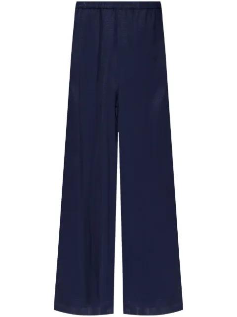 jacquard palazzo pants by EMPORIO ARMANI