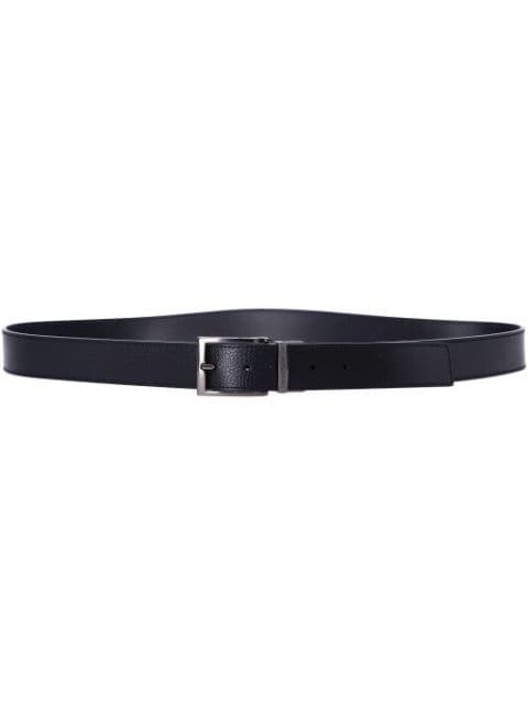 leather buckle belt by EMPORIO ARMANI