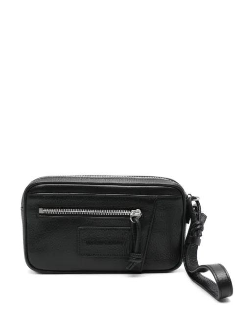 leather clutch bag by EMPORIO ARMANI