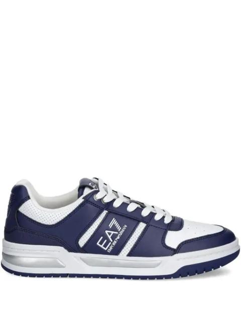 leather sneakers by EMPORIO ARMANI