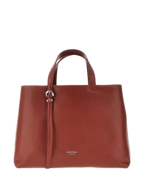 leather tote bag by EMPORIO ARMANI
