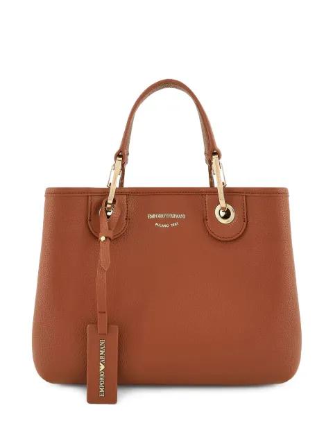 leather tote bag by EMPORIO ARMANI
