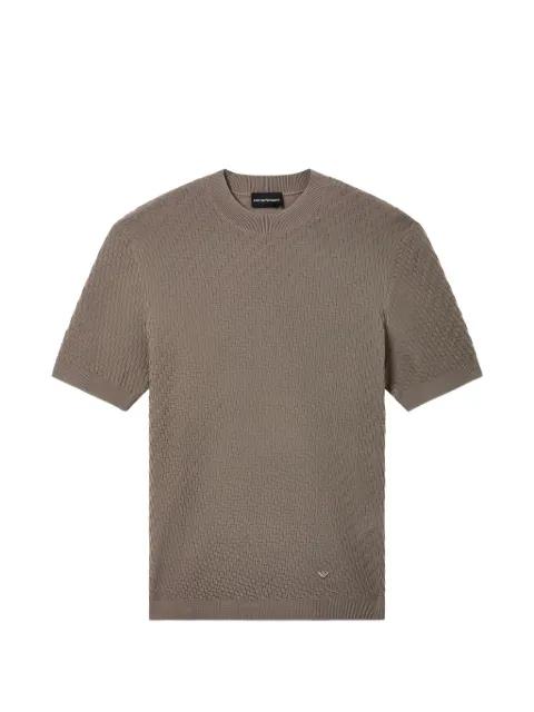 logo-appliqué T-shirt by EMPORIO ARMANI