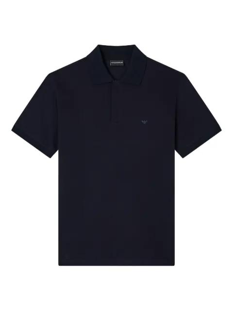 logo-appliqué polo shirt by EMPORIO ARMANI