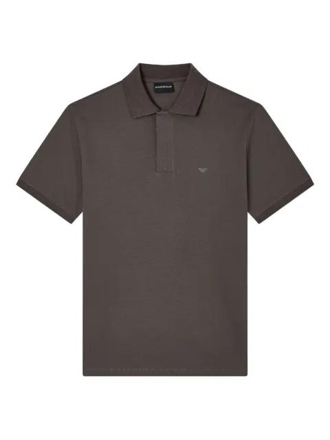 logo-appliqué polo shirt by EMPORIO ARMANI