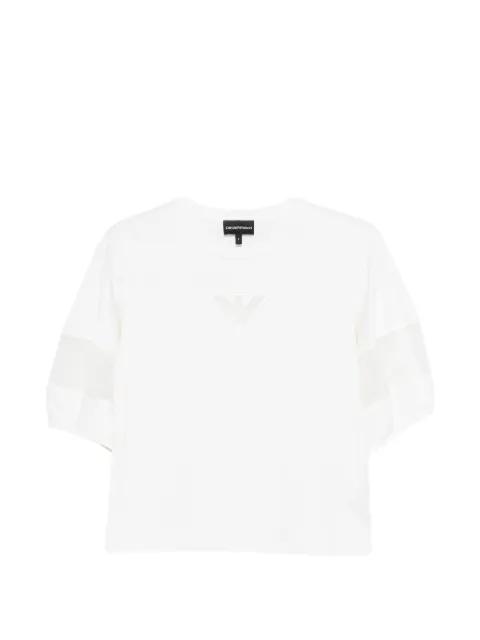 logo-appliqué short-sleeve T-shirt by EMPORIO ARMANI