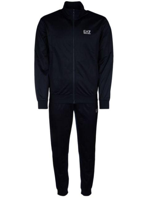 logo-chest tracksuit set by EMPORIO ARMANI