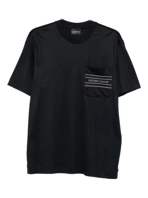 logo-detail T-shirt by EMPORIO ARMANI