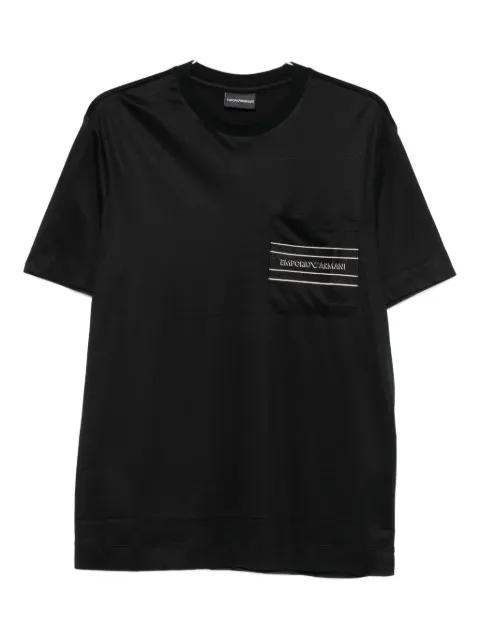 logo-detail T-shirt by EMPORIO ARMANI