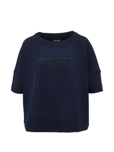 logo-detail T-shirt by EMPORIO ARMANI