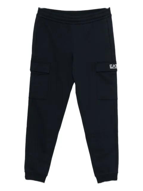 logo-detail cargo track pants by EMPORIO ARMANI
