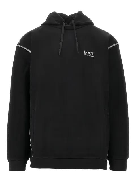 logo-detail hoodie by EMPORIO ARMANI
