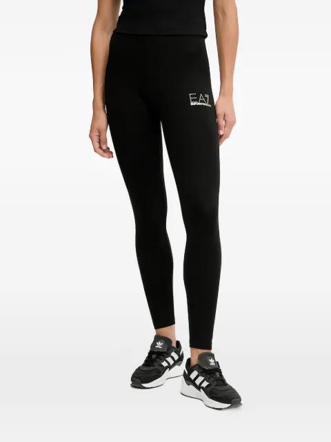 logo-detail leggings by EMPORIO ARMANI