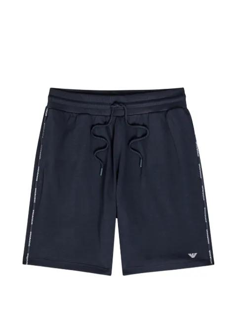 logo-detail loungewear shorts by EMPORIO ARMANI