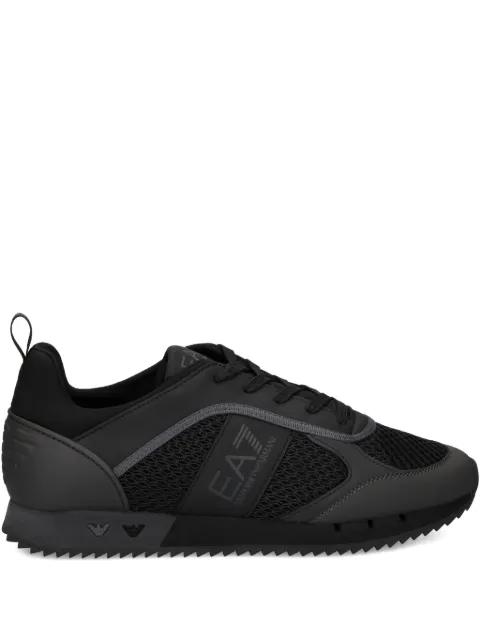 logo-detail mesh sneakers by EMPORIO ARMANI