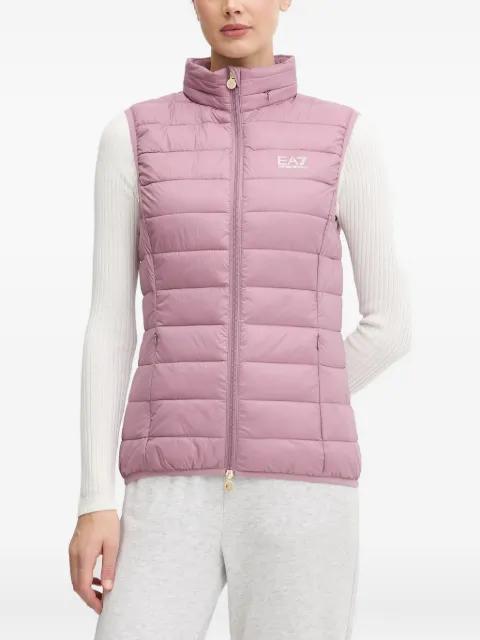 logo-detail padded gilet by EMPORIO ARMANI