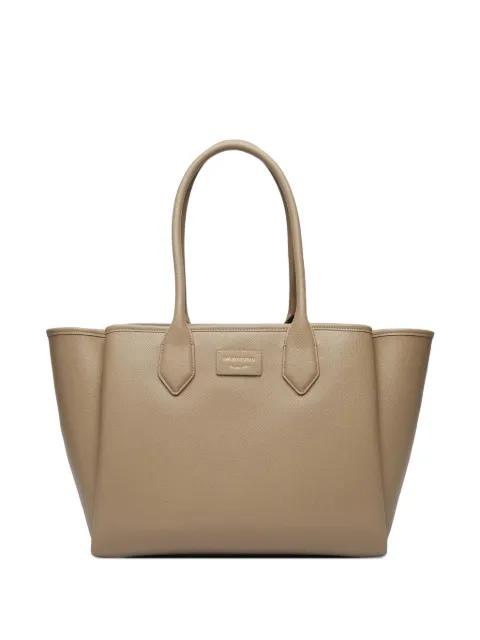 logo-detail tote  bag by EMPORIO ARMANI