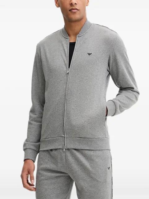 logo-detail zip tracksuit by EMPORIO ARMANI