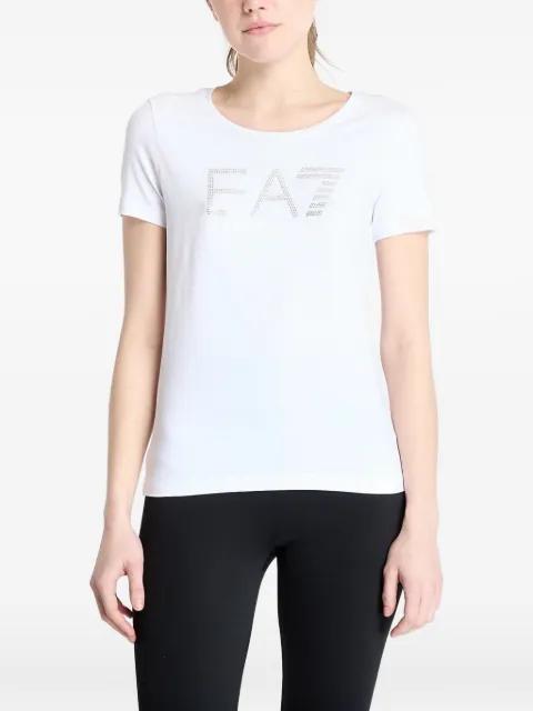 logo-embellished T-shirt by EMPORIO ARMANI