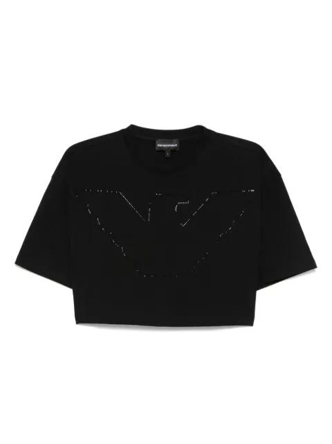 logo-embellished T-shirt by EMPORIO ARMANI