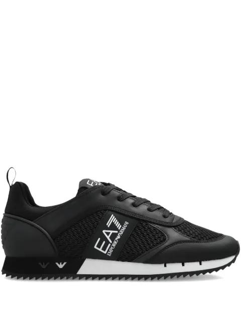 logo-embellished lace-up sneakers by EMPORIO ARMANI