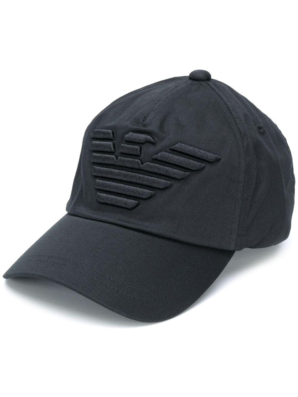 logo-embossed baseball cap by EMPORIO ARMANI