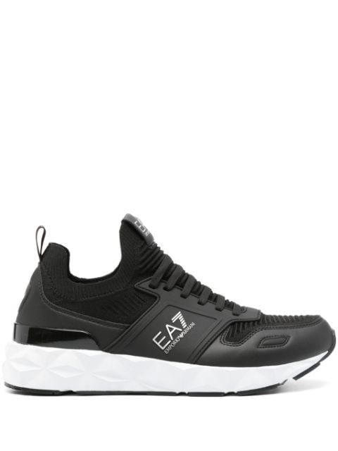 logo-embossed chunky sneakers by EMPORIO ARMANI