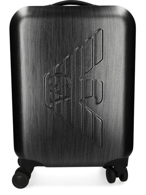 logo-embossed luggage by EMPORIO ARMANI