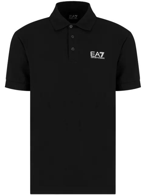 logo-embossed polo shirt by EMPORIO ARMANI