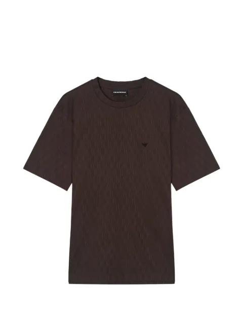 logo-embroidered T-shirt by EMPORIO ARMANI