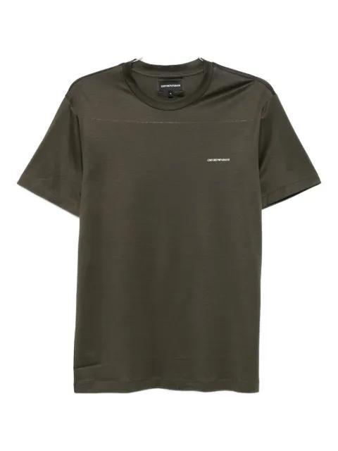 logo-embroidered T-shirt by EMPORIO ARMANI