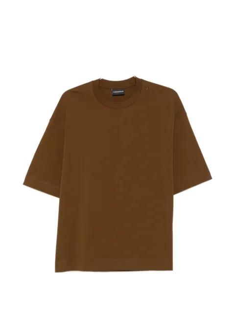 logo-embroidered T-shirt by EMPORIO ARMANI