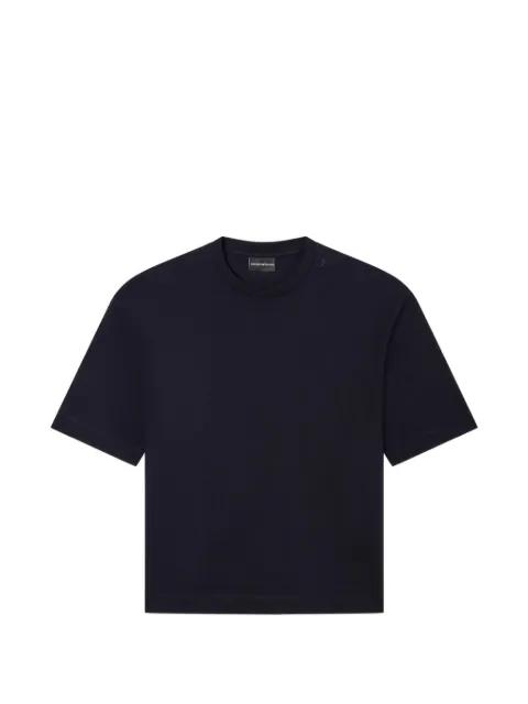 logo-embroidered T-shirt by EMPORIO ARMANI