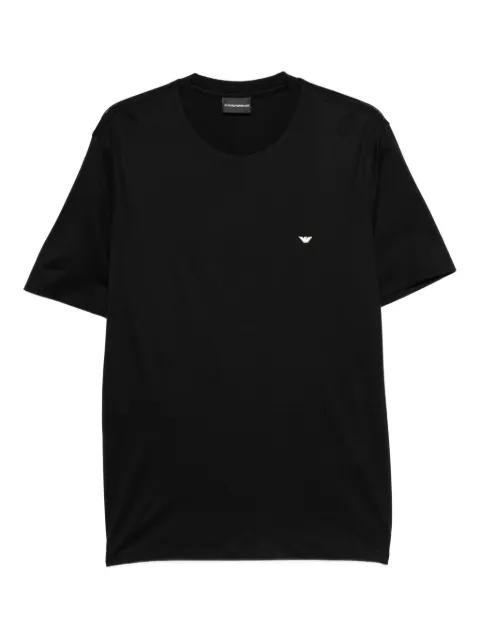 logo-embroidered T-shirt by EMPORIO ARMANI