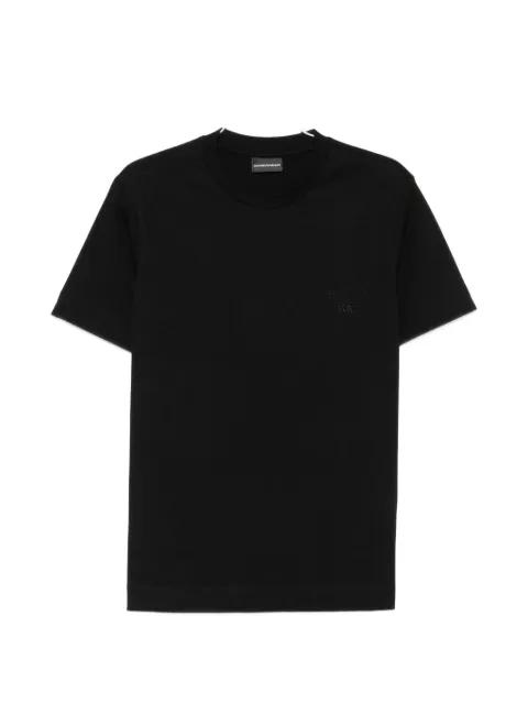 logo-embroidered T-shirt by EMPORIO ARMANI