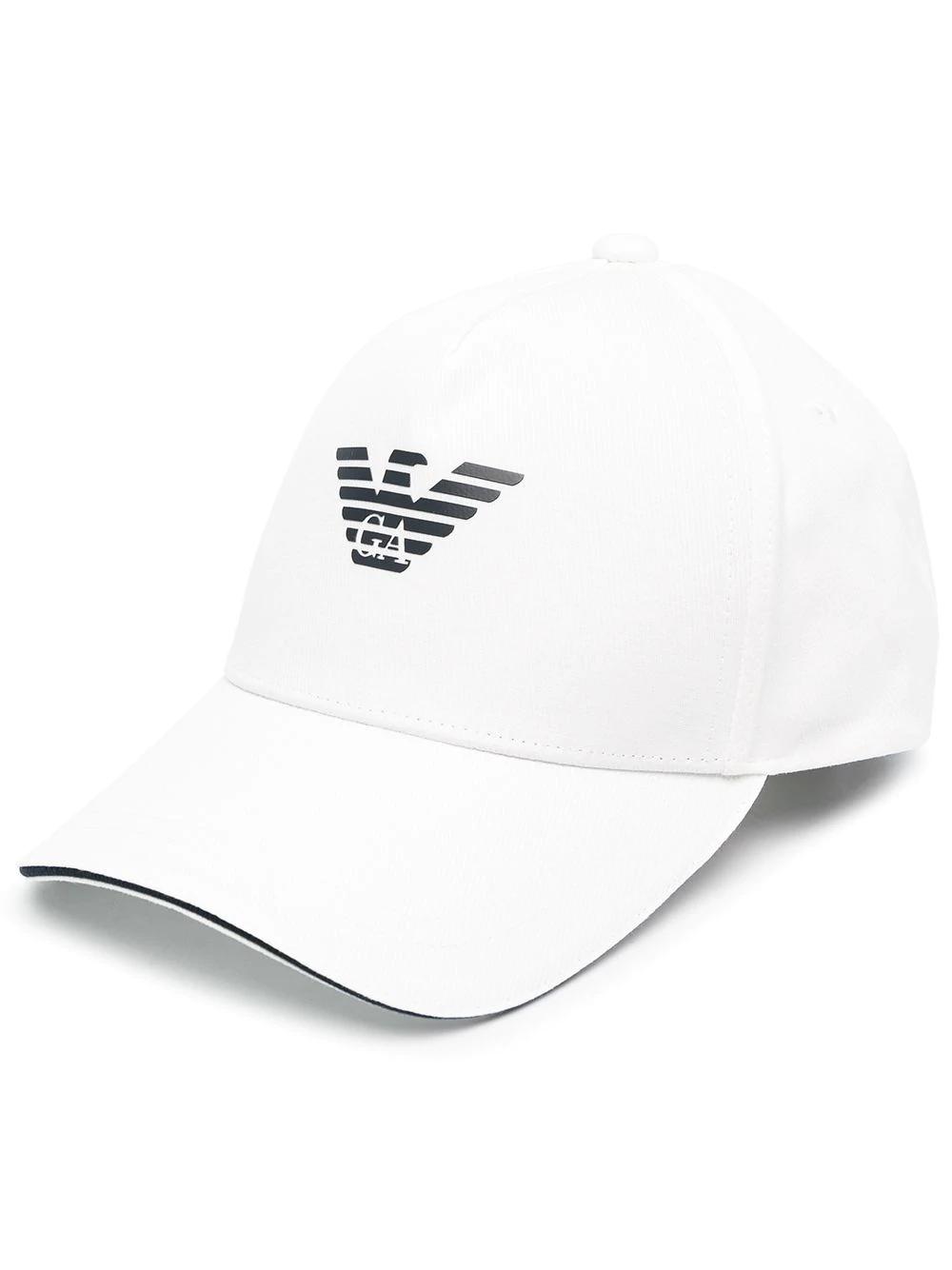 logo-embroidered baseball cap by EMPORIO ARMANI
