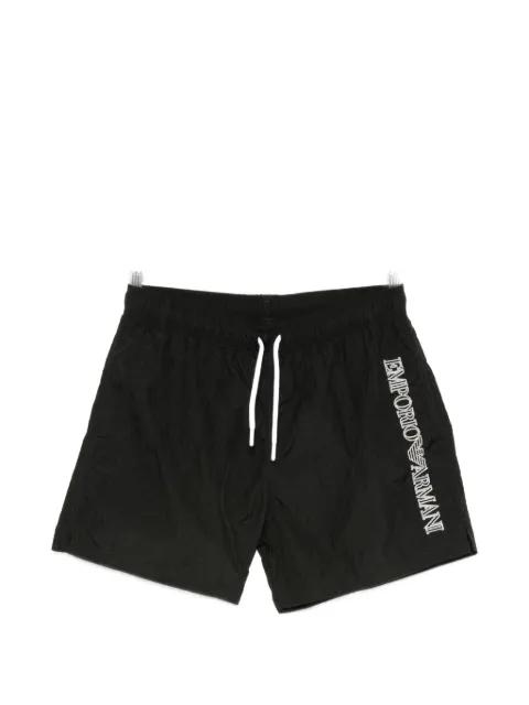 logo-embroidered drawstring swim shorts by EMPORIO ARMANI