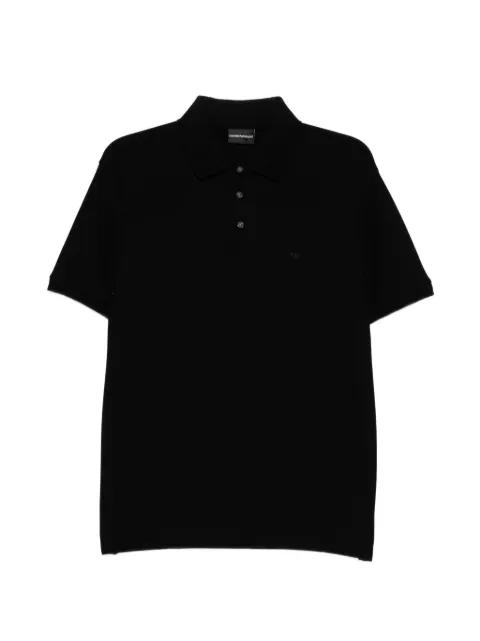 logo-embroidered polo shirt by EMPORIO ARMANI