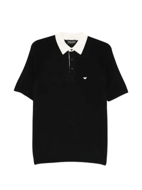 logo-embroidered polo shirt by EMPORIO ARMANI